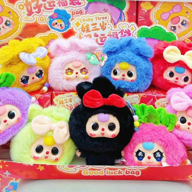 ** Hộp Random Baby Three túi may mắn
