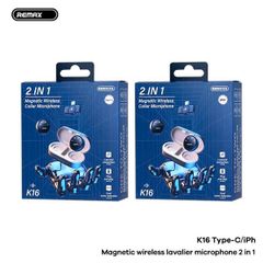Micro cài áo Remax K16 2 Mic cổng Type C
