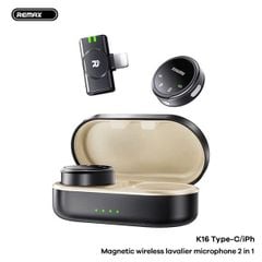 Micro cài áo Remax K16 2 Mic cổng IP