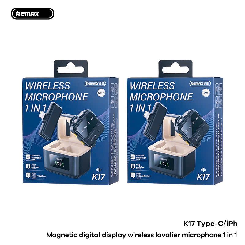 Micro cài áo Remax K17 1 Mic cổng Type C