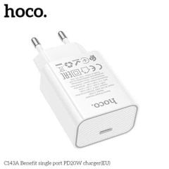 Cóc sạc Hoco C143A 20W