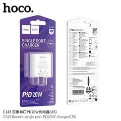 Cóc sạc Hoco C143A 20W