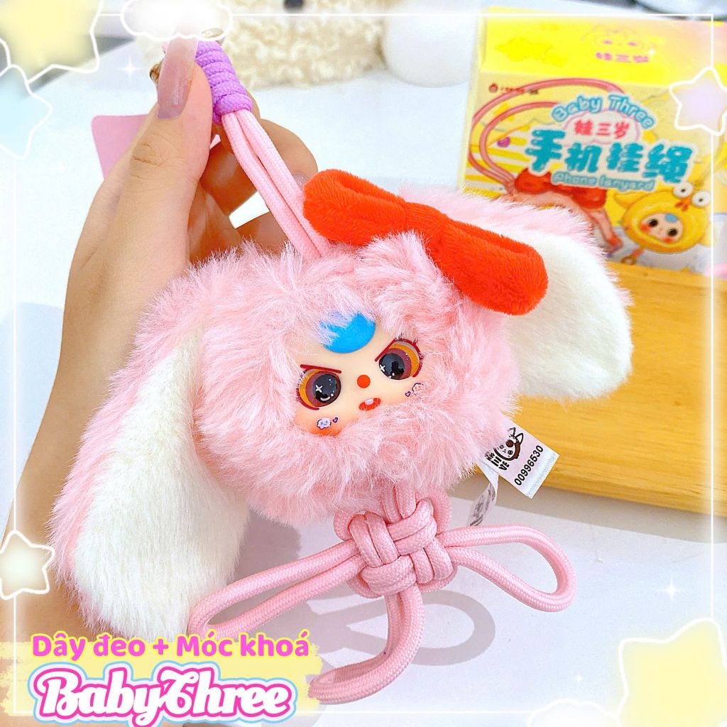 ** Hộp Random Baby Three dây đeo điện thoại