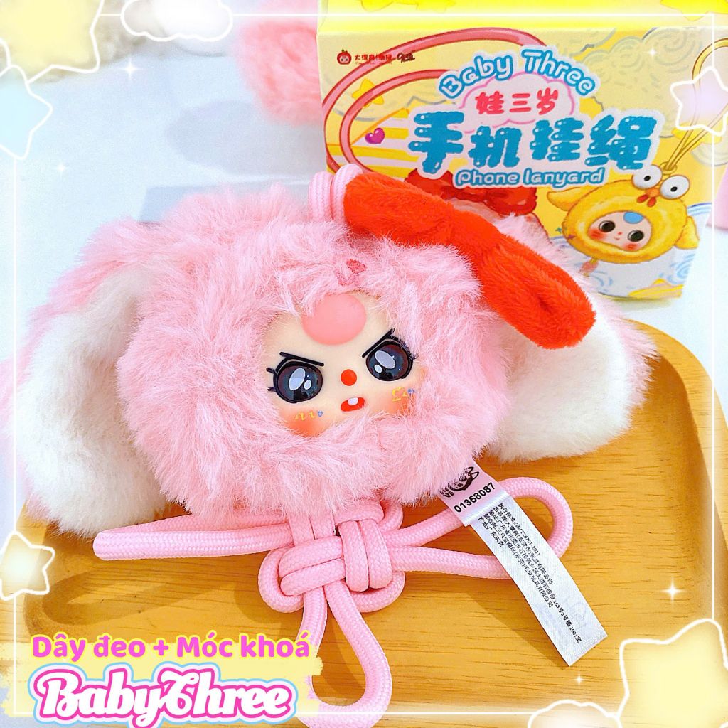 ** Hộp Random Baby Three dây đeo điện thoại