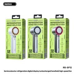 ** Quạt cầm tay + sò lạnh Remax SF12