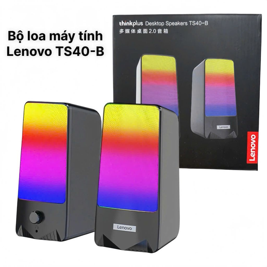Loa vi tính Lenovo TS40B 2.0 có Led