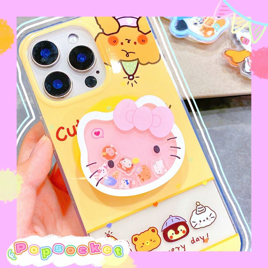 ** Popsocket mặt trong lắc nhiều hình