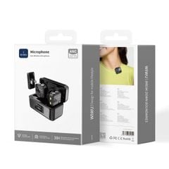 Micro cài áo Wiwu WM005 2 Mic cổng Dual