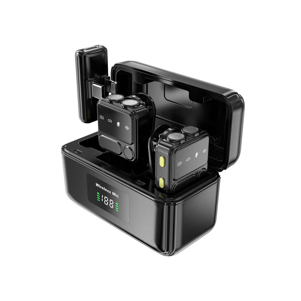 Micro cài áo Wiwu WM005 2 Mic cổng Dual