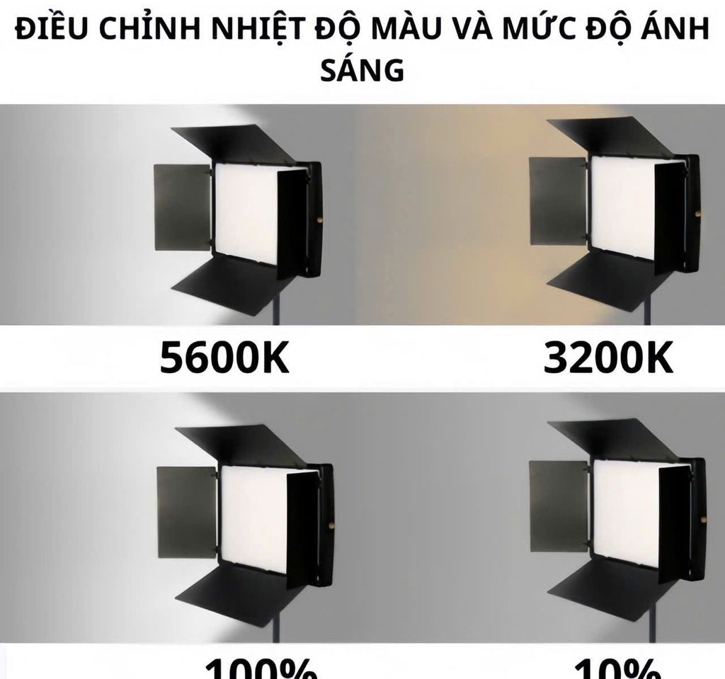 Đèn U800 RGB kèm pin kèm chân