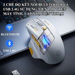 Chuột không dây + BT Inphic A9 2050