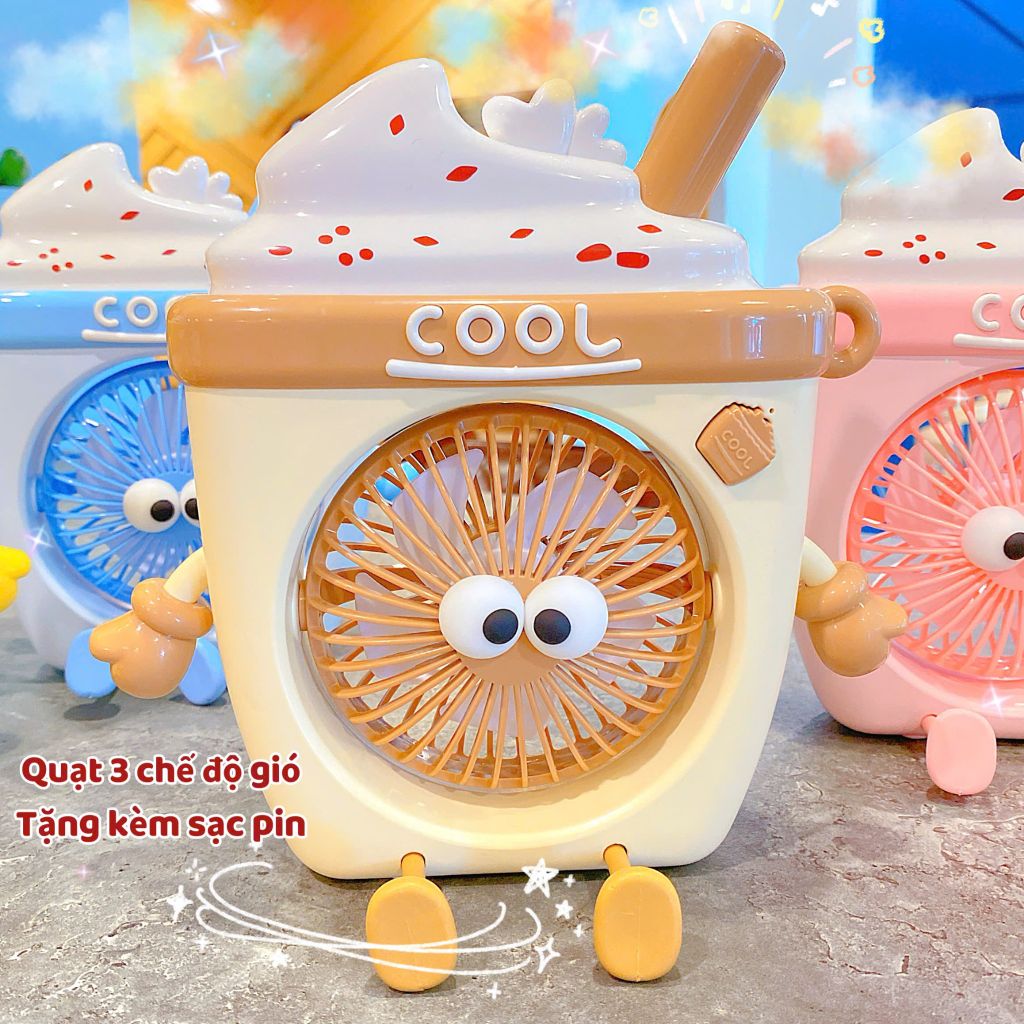 ** Quạt để bàn LD 8350 hình kem
