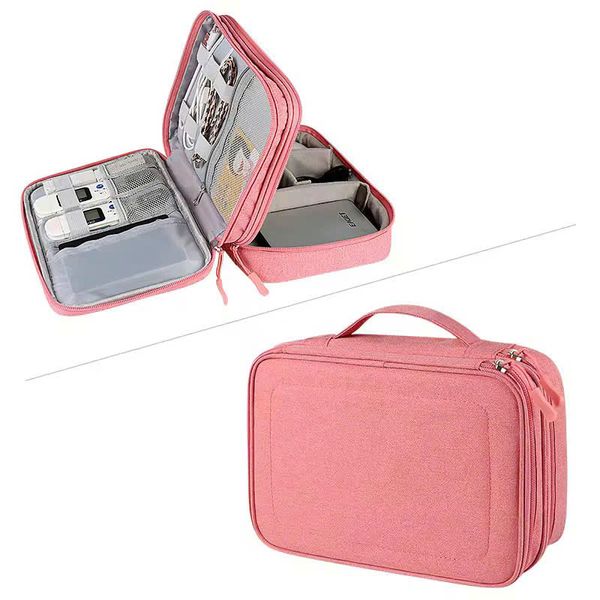 Túi đựng phụ kiện 2 ngăn lớn 23.5x9x16.5cm có quai