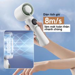 Quạt phản lực cầm tay + sò lạnh SS026 4.000mAh