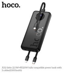 PDP Hoco J132 10.000mAh 22.5W kèm cáp