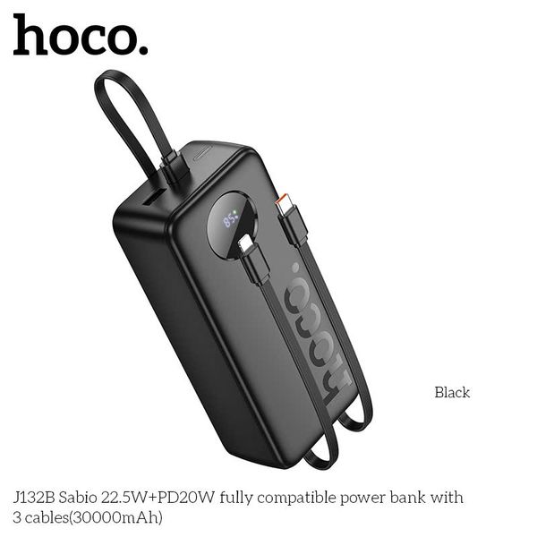 PDP Hoco J132B 30.000mAh 22.5W kèm cáp
