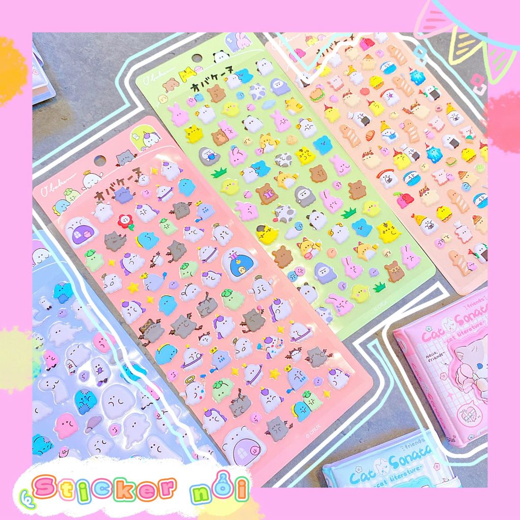 ** Set hình sticker nổi con ma