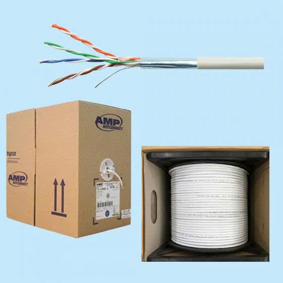** Cáp mạng AMP CAT 5 chống nhiễu 0708 trắng