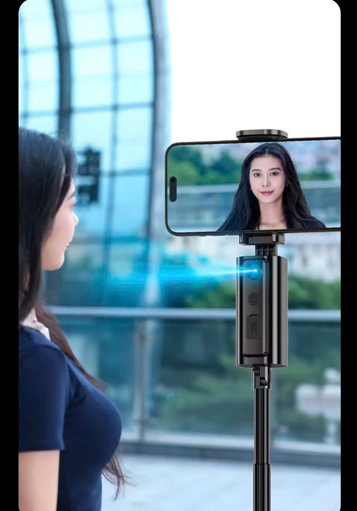 ** Gậy chụp hình đa năng camera AI CL18 150cm kèm đèn C03