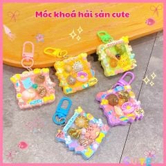 ** Móc khóa ô vuông hải sản