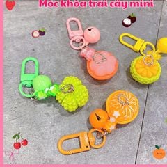 ** Móc khóa mini trái cây lắc chuông