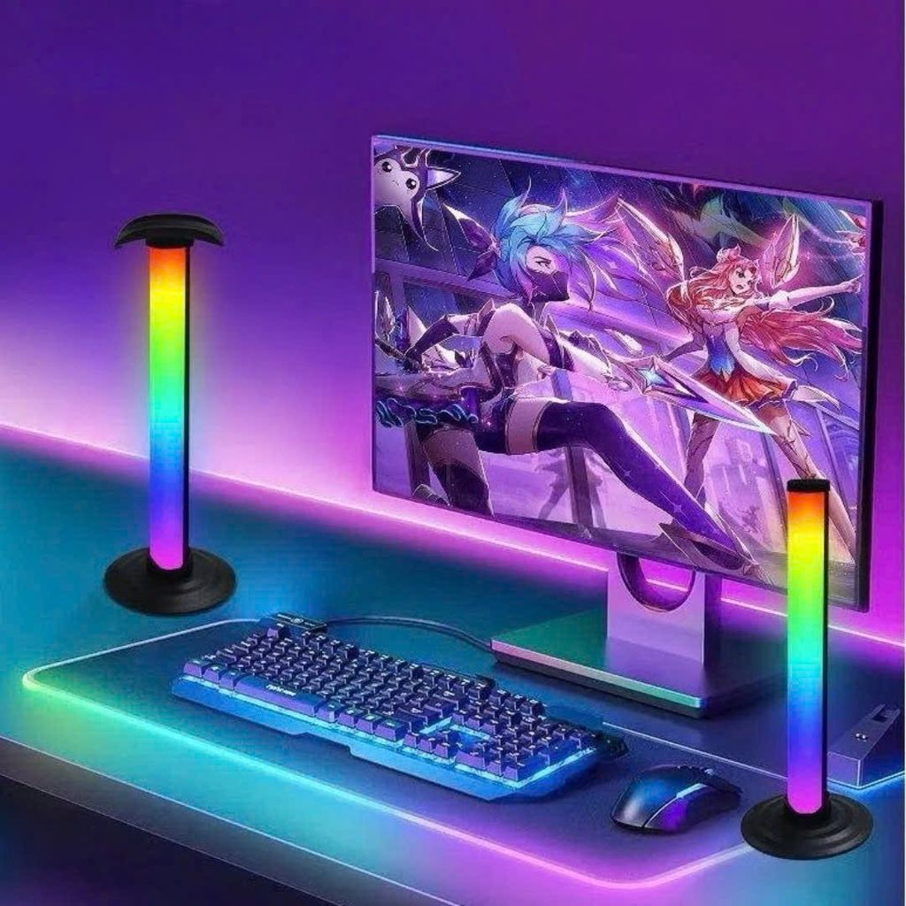 ** Đèn Led RGB có giá đỡ Headphone có APP