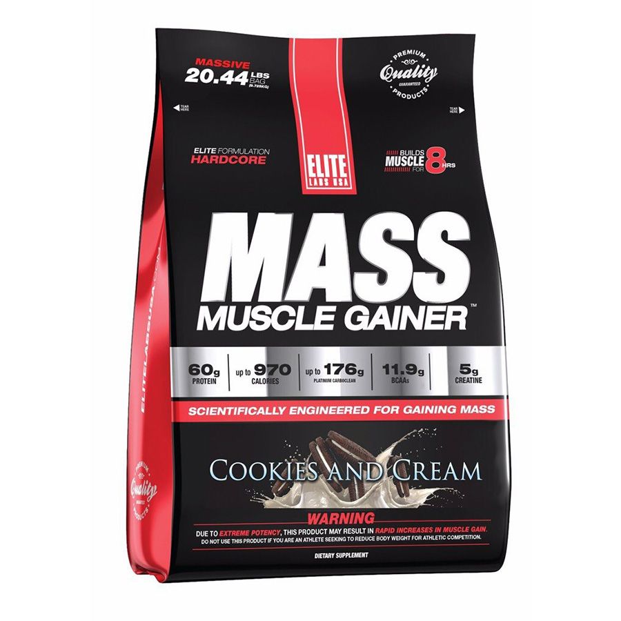 Sữa Tăng Cân Elite Labs Mass Muscle Gainer 20.44 lbs (9.275kg)