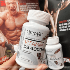 Ostrovit Vitamin D3 4000 + K2 100 viên