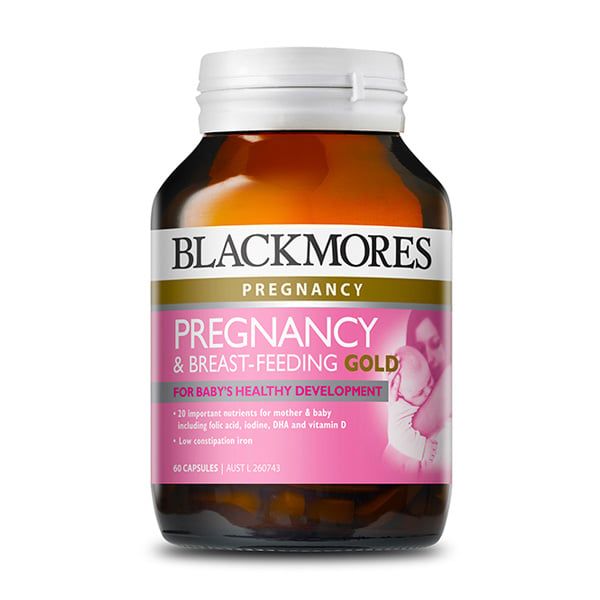 Viên Uống Bổ Sung Đa Vitamin Cho Bà Bầu Pregnancy And Breast Feeding Gold 60 Viên