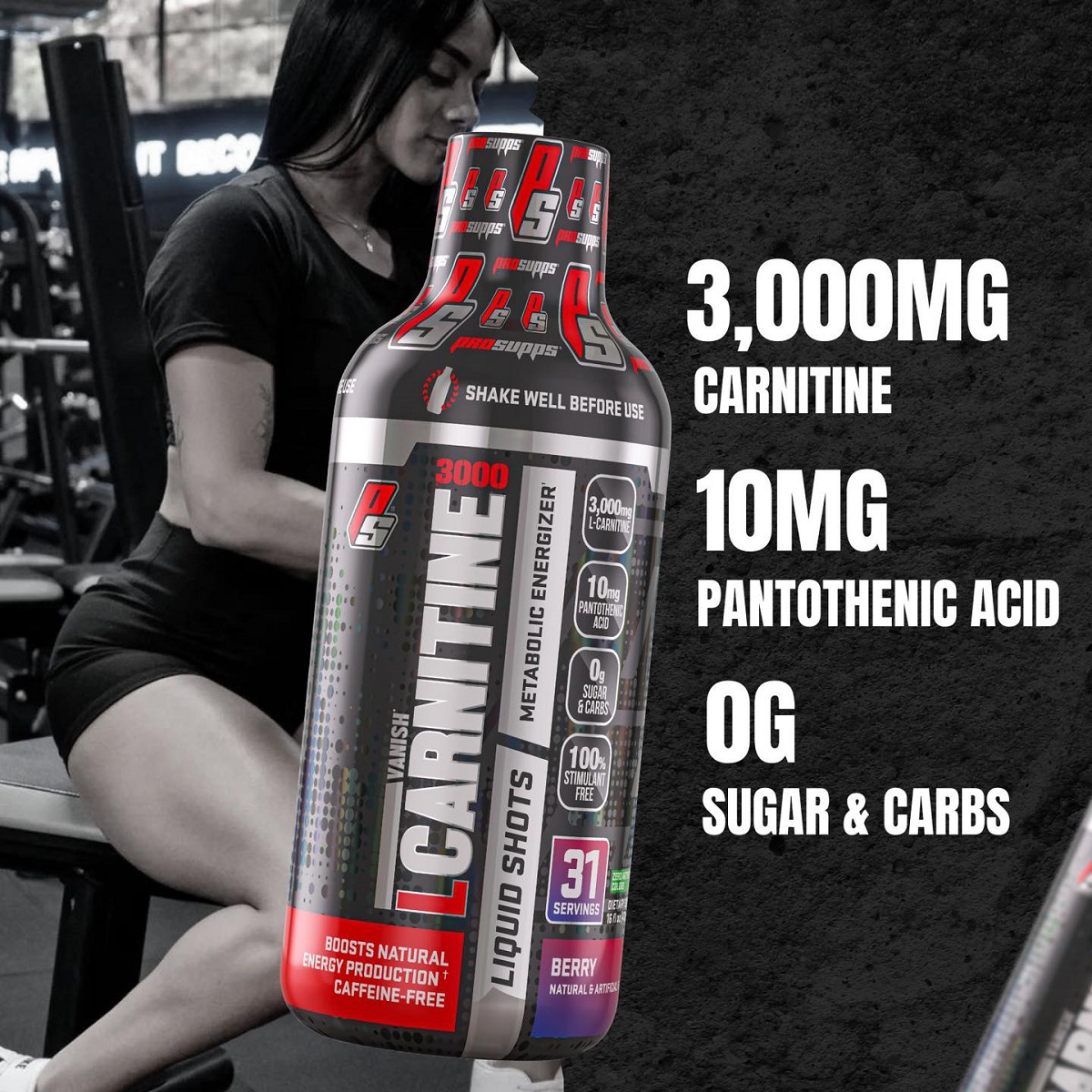 koa life vitamin c lip MusclePharm L-Carnitine 3000  Liquid Carnitine for Energy, Endurance & Recovery