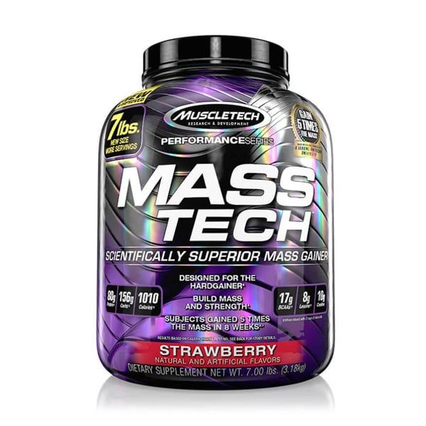 Sữa Tăng Cân Mass-Tech Performance Series 3.18kg 3 mùi