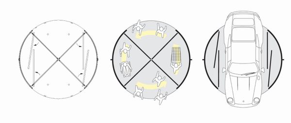  CỬA XOAY 3 CÁNH, 4 CÁNH TAEJIN 