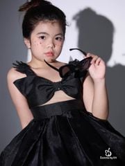 Váy công chúa cho bé gái màu đen cut-out nơ Eliada Dress - Eunoia by AN