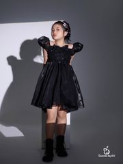 Váy công chúa cho bé gái màu đen tay bồng Irina Dress - Eunoia by AN