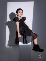 Váy công chúa cho bé gái màu đen tay bồng Irina Dress - Eunoia by AN