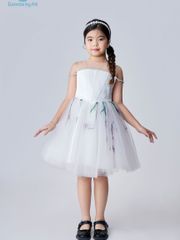 Váy công chúa bé gái tết viền hai dây Kỳ Vũ Dress - Eunoia By AN