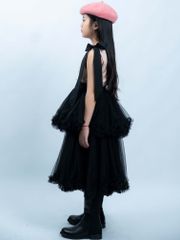 LE03 - Chân váy đi chơi bé gái vải voan xếp tầng - Love Eunoia