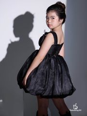 Váy công chúa cho bé gái màu đen cut-out nơ Eliada Dress - Eunoia by AN