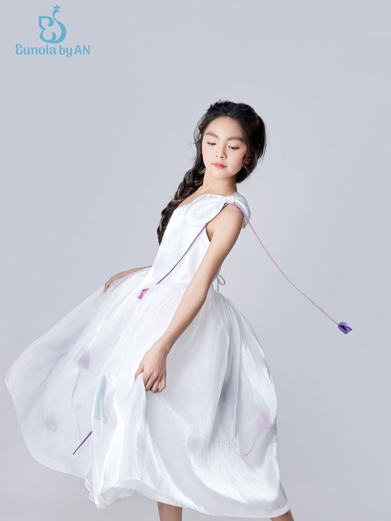 Váy công chúa bé gái trễ vai Thiên Chi Dress - Eunoia By AN