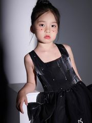 Váy công chúa cho bé gái màu đen gắn nơ Galina Dress - Eunoia by AN