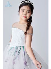 Váy công chúa bé gái tết viền hai dây Kỳ Vũ Dress - Eunoia By AN
