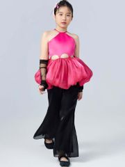 Set áo yếm bồng dáng quả bí kèm quần ống loe cho bé gái Diễm Nhi - Eunoia By AN