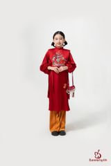 ÁO DÀI HỒNG NGỌ