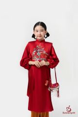 ÁO DÀI HỒNG NGỌ