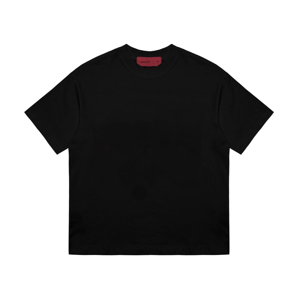  Áo Thun Cotton Ngắn Tay Trơn | Black Blank Tee 