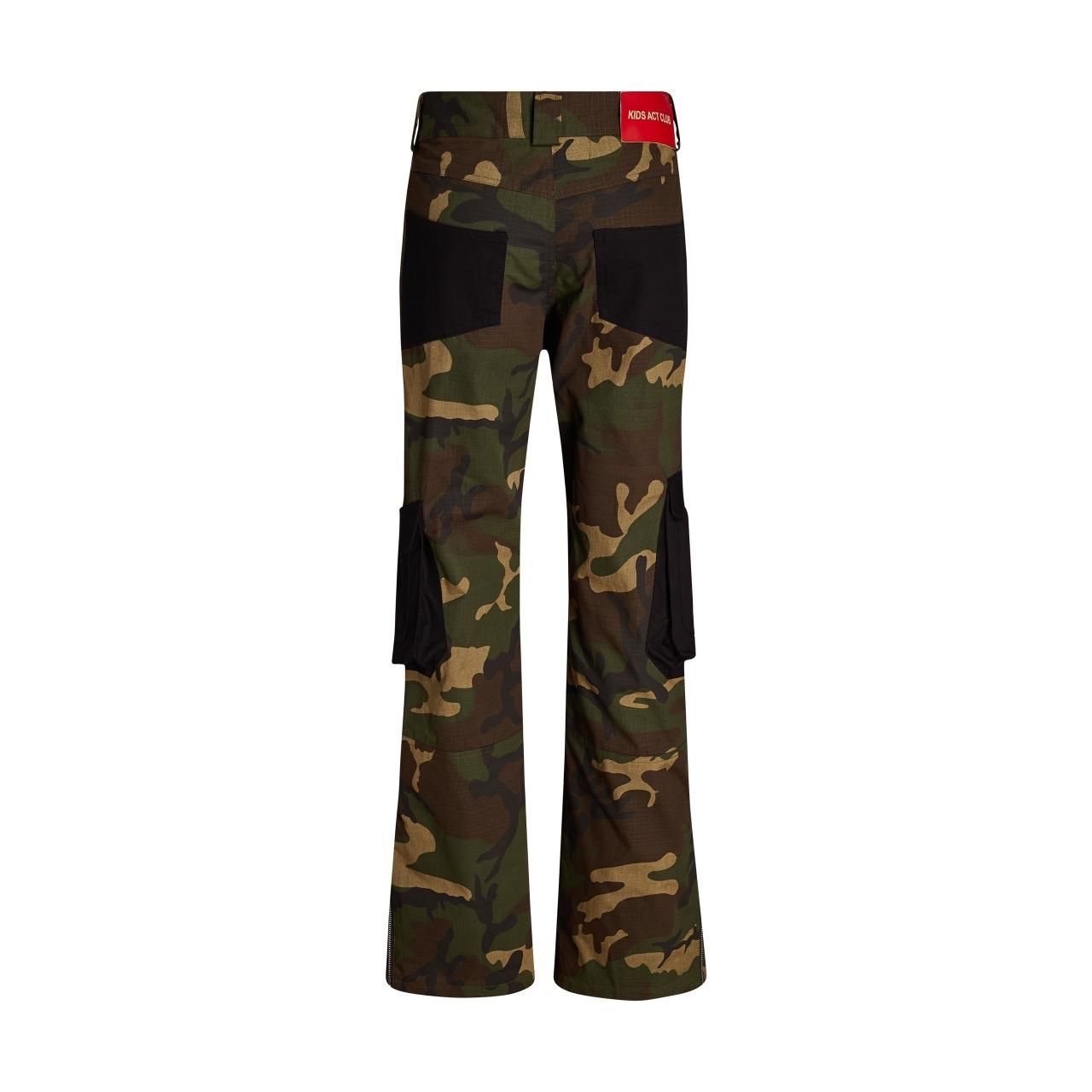  Quần dài camo nam nữ túi hộp ống rộng | KAC CAMO CARGO PANTS 