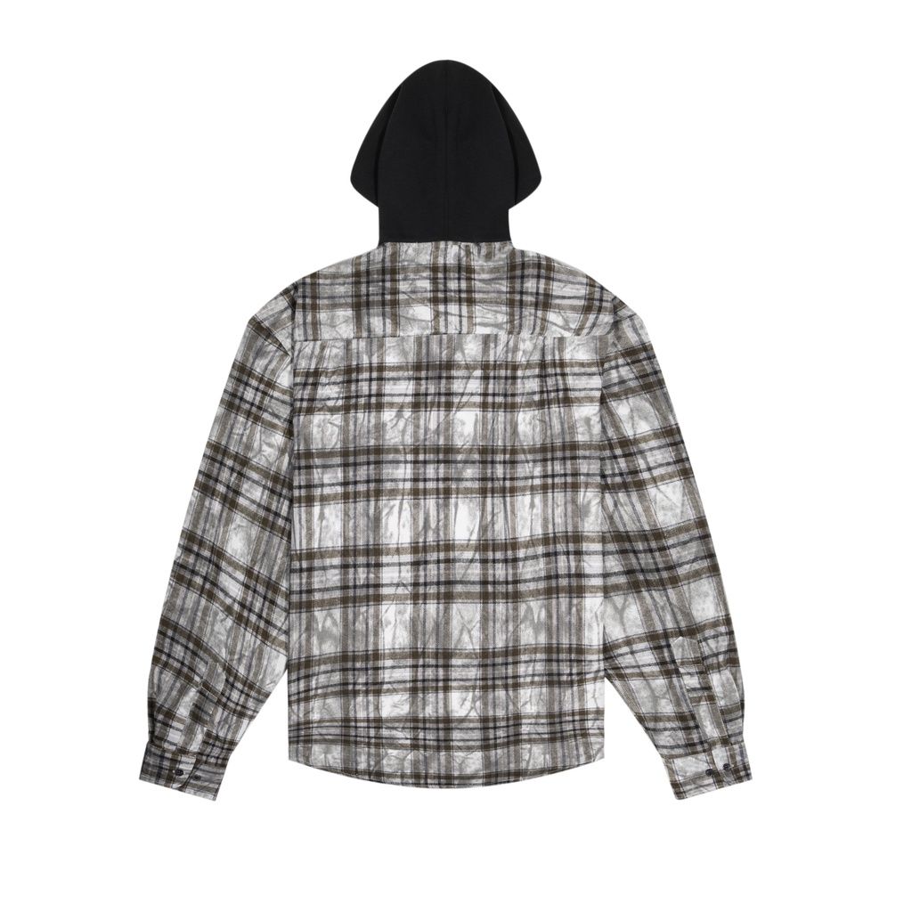  Áo Khoác Sơmi Caro Có Mũ Nam Tay Dài | KAC HOODED FLANNEL SHIRT 