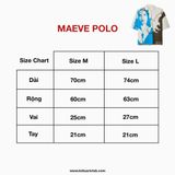  Áo Thun Polo / Ngắn Tay / Nam Nữ / MAEVE POLO 