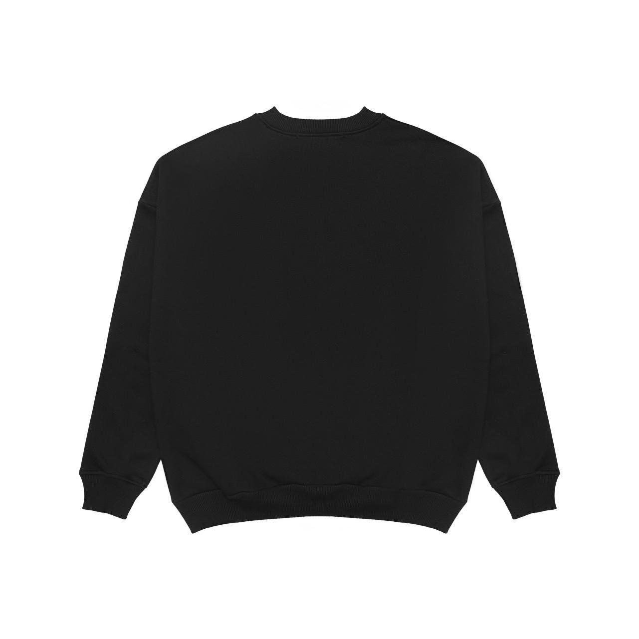  Áo Sweater Boxy Màu Đen | NAGO SWEATER 
