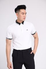 Áo polo King trắng